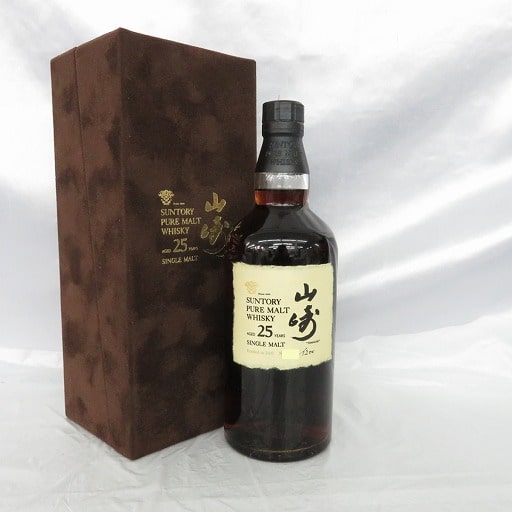 Suntory Yamazaki サントリー 山崎 25年 箱のみ 白箱あり 飲料/酒