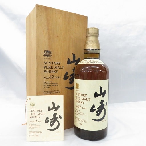 サントリー山崎12年 旧ラベル 700ml 箱入り 白州12年 700ml