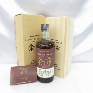 余市 1989 20年貯蔵 シングルモルト 外箱/内箱/冊子