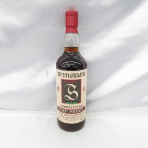 スプリングバンク 12年 100プルーフ
