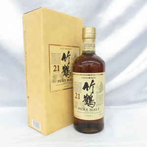 竹鶴 21年 ピュアモルト 箱有り(21年表記あり箱のみ) 箱付き