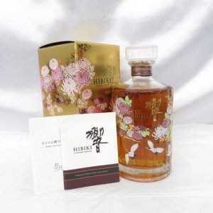 響 17年 意匠ボトル 『花鳥風月』 箱/冊子付