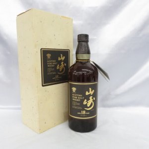 山崎 18年 ピュアモルト 750ml 箱付