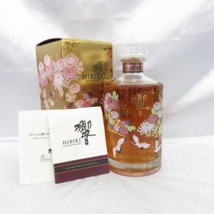 響 17年 意匠ボトル 『花鳥風月』 箱/冊子付