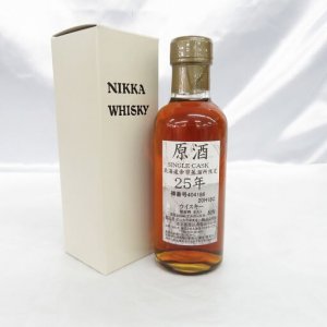 北海道余市蒸溜所 25年 原酒 180ml 箱付