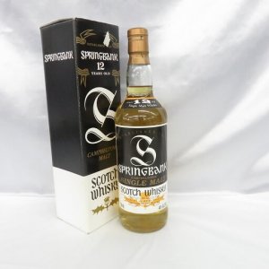 スプリングバンク トールボトル 12年 箱付