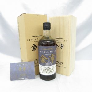余市 1990 20年貯蔵 シングルモルト 箱/冊子付