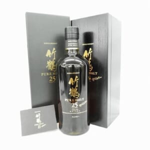 竹鶴 25年 ピュアモルト 完品 外箱/内箱/冊子付