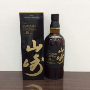 山崎 18年 シングルモルト ホログラムシール有 箱有り(上開き箱のみ)