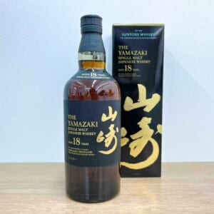 山崎 18年 シングルモルト ホログラムシール有 箱有り(上開き箱のみ)