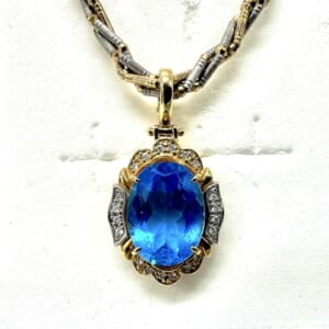 トパーズネックレス 11.6カラット