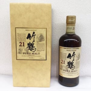 竹鶴 21年 ピュアモルト 箱付