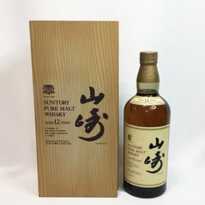 山崎 12年 ピュアモルト 750ml 木箱 木箱付