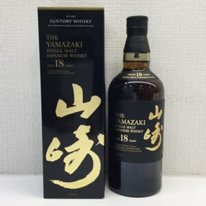 山崎 18年 シングルモルト ホログラムシール有 箱有り(上開き箱のみ)