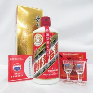 貴州茅台酒 マオタイ酒 天女ラベル 500ml 53% 2021 箱/グラス/冊子付