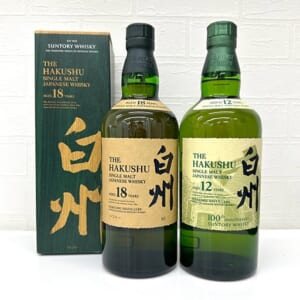 白州 18年 シングルモルト 箱付など2点