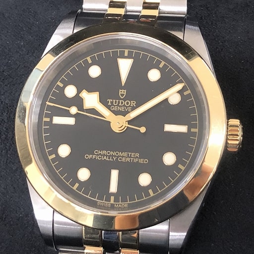 M79663-0001 ブラックベイ ワン 39 S&G 黒文字盤