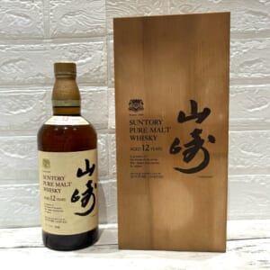 山崎 12年 ピュアモルト 特級表記 760ml 木箱 箱付