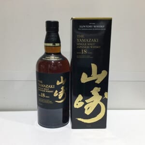 山崎 18年 シングルモルト ホログラムシール有 箱有り(上開き箱のみ)