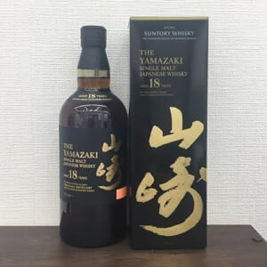 山崎 18年 シングルモルト ホログラムシール有 箱有り(上開き箱のみ)