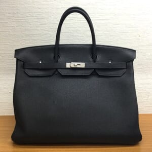 エルメス バーキン 40 トゴ 黒 シルバー金具