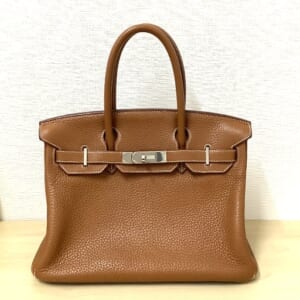 エルメス バーキン 30 トリヨン □N刻印 ゴールド シルバー金具