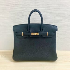 エルメス バーキン 25 トゴ 黒 ゴールド金具