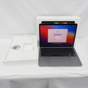 Apple アップル ノートパソコン MacBook Pro Retina 13.3インチ MYD92J/A スペースグレイ M1/8GB/SSD512GB 中古品