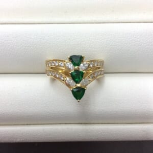 エメラルドリング 0.51ct