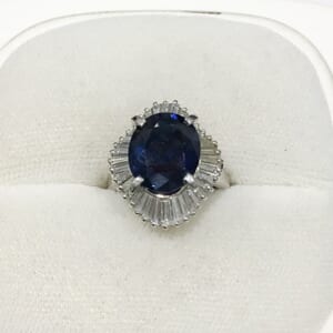 サファイアリング 5.69ct