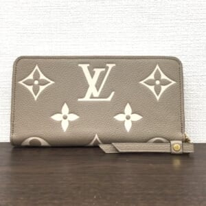 ルイヴィトン モノグラムアンプラント バイカラー ジッピーウォレット M69794