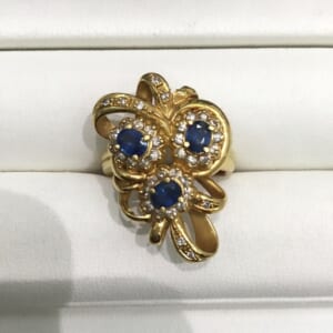 サファイアリング 0.78ct