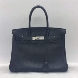 エルメス バーキン 25 トゴ 黒 シルバー金具