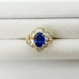 サファイアリング 3.58ct