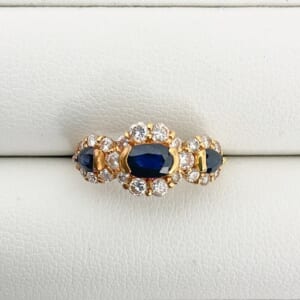 サファイアリング 0.99ct