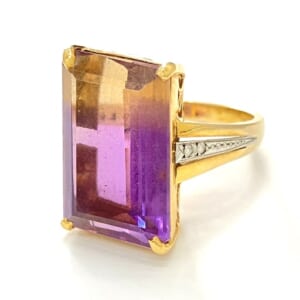 バイカラートルマリンリング 12.37ct