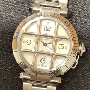 カルティエ パシャ 38mm グリッド W31040H3