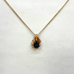 サファイアネックレス 1.09ct