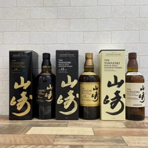 山崎 18年 シングルモルト など3点