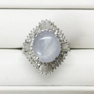 スターサファイアリング 7.68ct