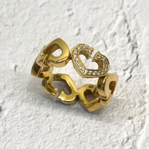 カルティエ Cハートリング