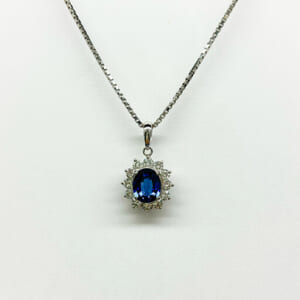 サファイアネックレス 1.89ct