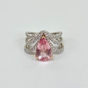 モルガナイトリング 2.45ct