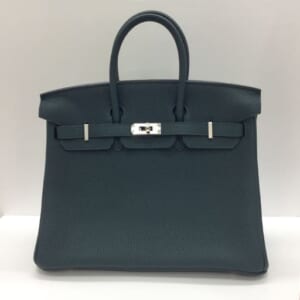 エルメス バーキン 25 トゴ ヴェールシプレ シルバー金具