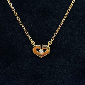 カルティエ Cハートネックレス B3040400