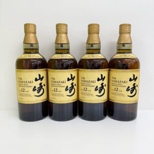 山崎 12年 シングルモルト ホログラムシール有 箱無 など4点