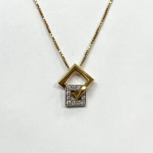 ダイヤモンドネックレス 0.24ct