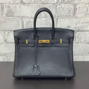 エルメス バーキン 25 トゴ 黒 ゴールド金具