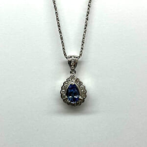 サファイアネックレス 2.02ct