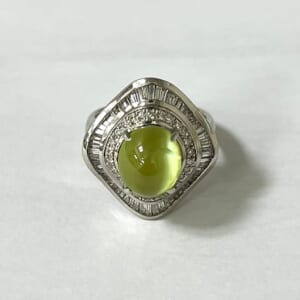 クリソベリルキャッツアイリング 7.358ct